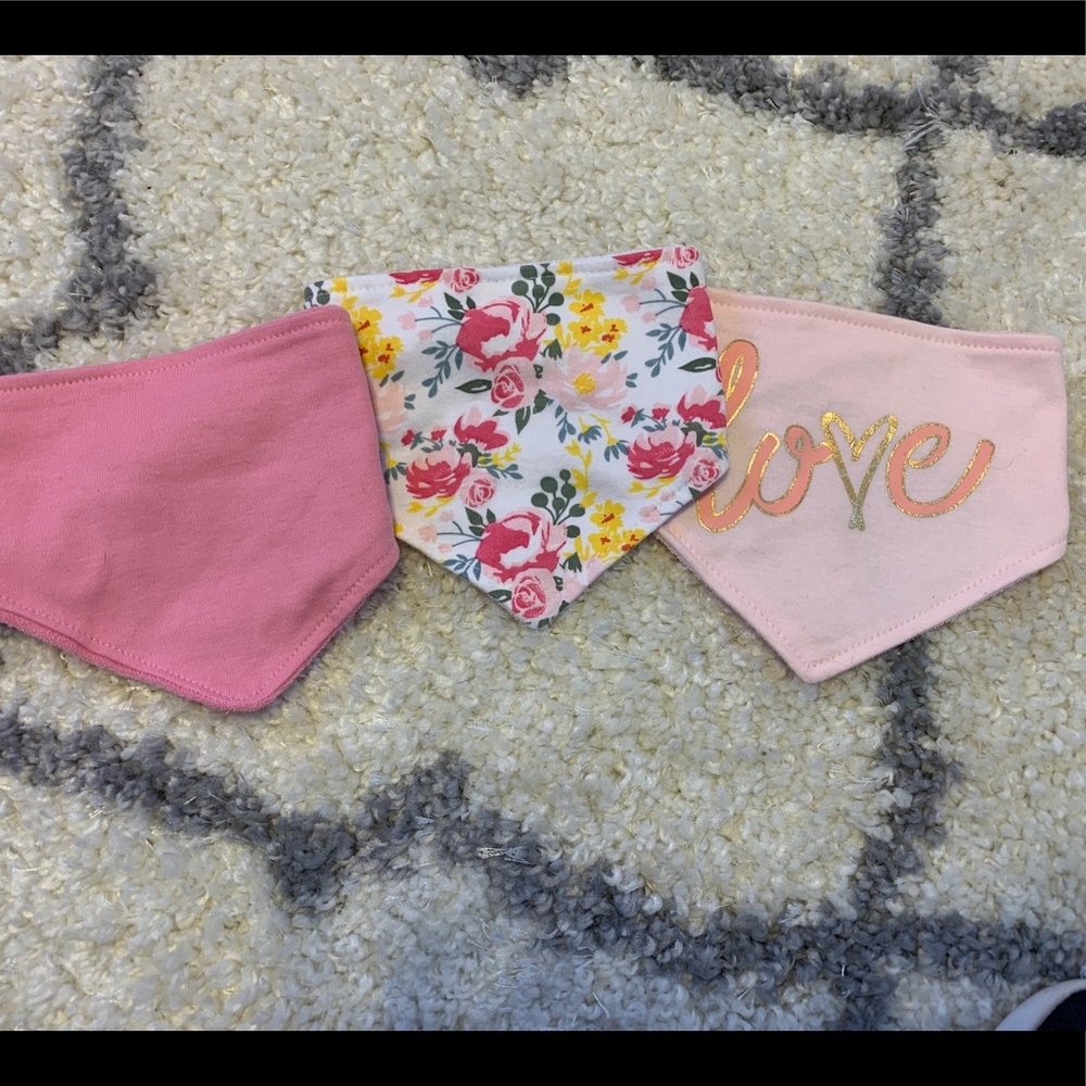 Set of 3 Adorable Bibs